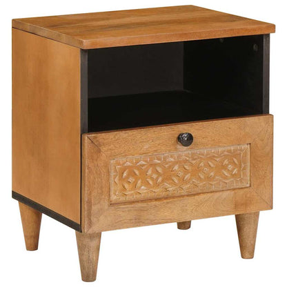 Bedside Cabinet Light Brown 40 x 33 x 46 cm Engineered Wood