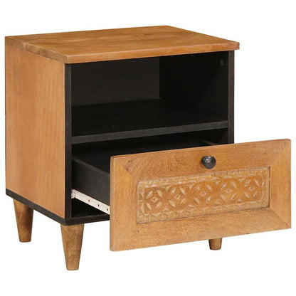 Bedside Cabinet Light Brown 40 x 33 x 46 cm Engineered Wood