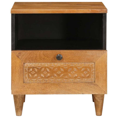 Bedside Cabinet Light Brown 40 x 33 x 46 cm Engineered Wood