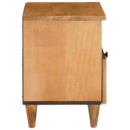 Bedside Cabinet Light Brown 40 x 33 x 46 cm Engineered Wood