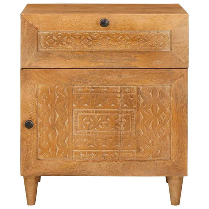 Bedside Cabinet Light Brown 50 x 33 x 60 cm Engineered Wood