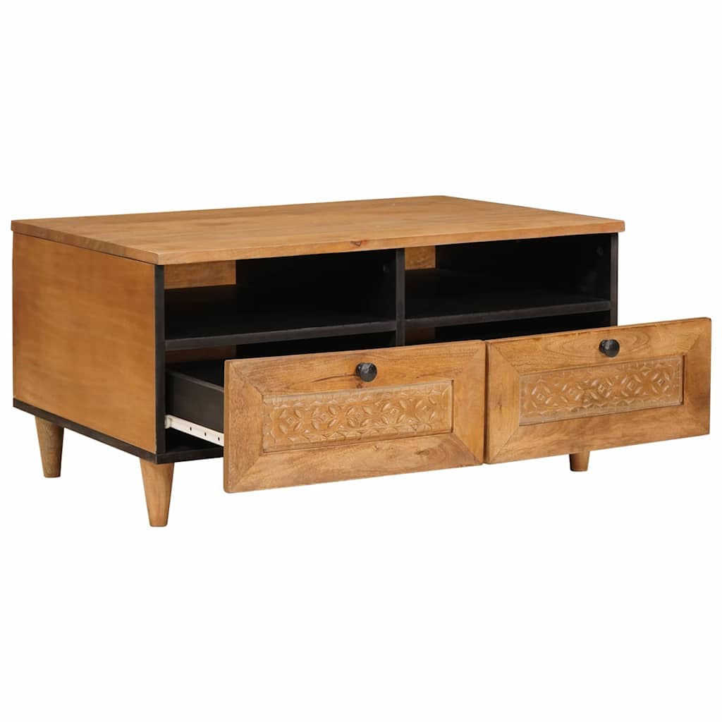 Coffee Table Light Brown 80 x 54 x 40 cm Engineered Wood