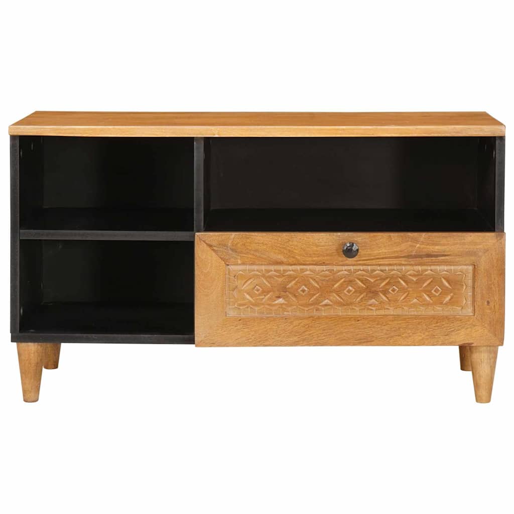 TV Cabinet with Drawer 80 x 33 x 46 cm Solid Mango Wood