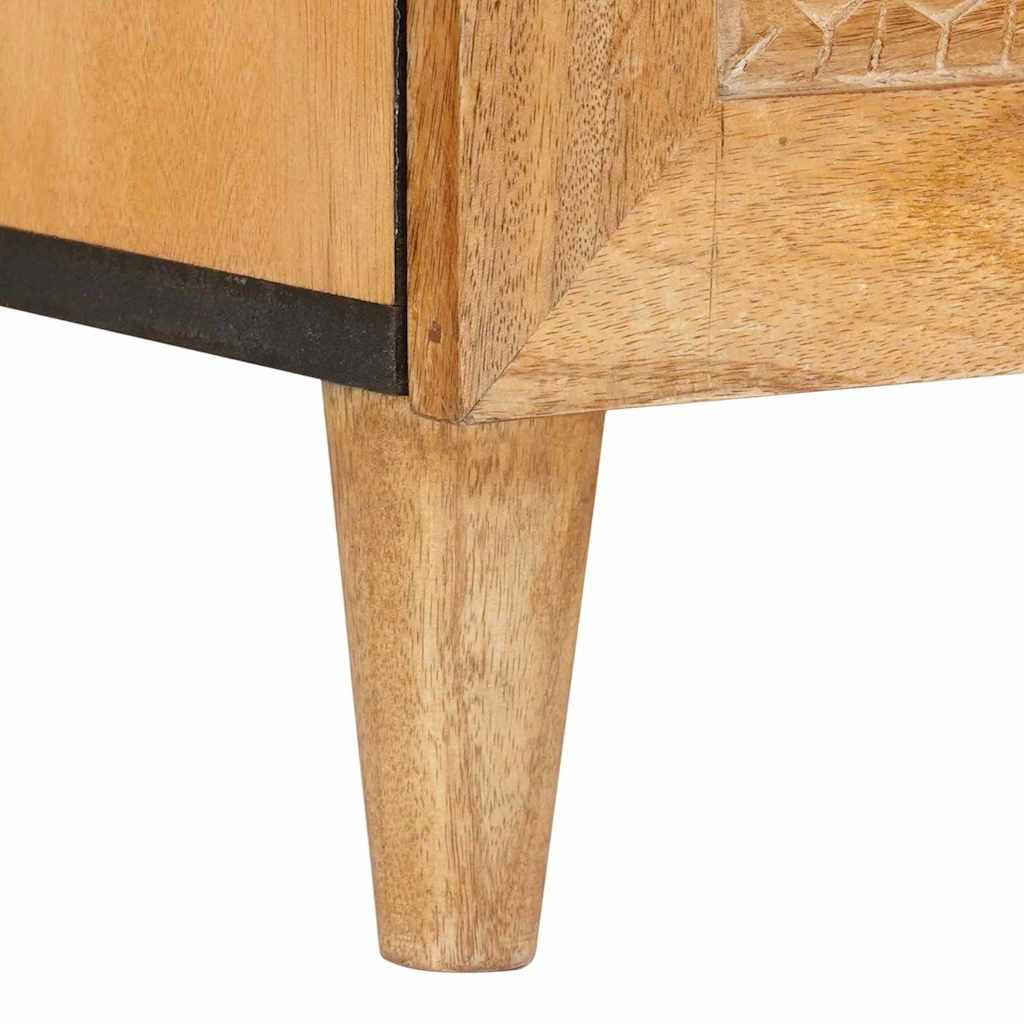 TV Cabinet with Drawer 100 x 33 x 46 cm Solid Mango Wood