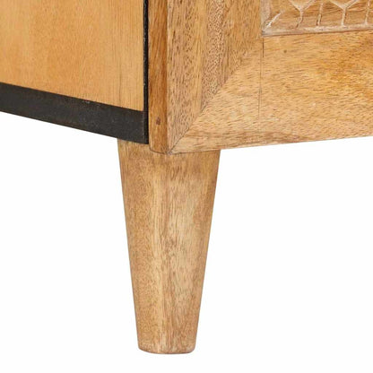TV Cabinet with Drawer 100 x 33 x 46 cm Solid Mango Wood