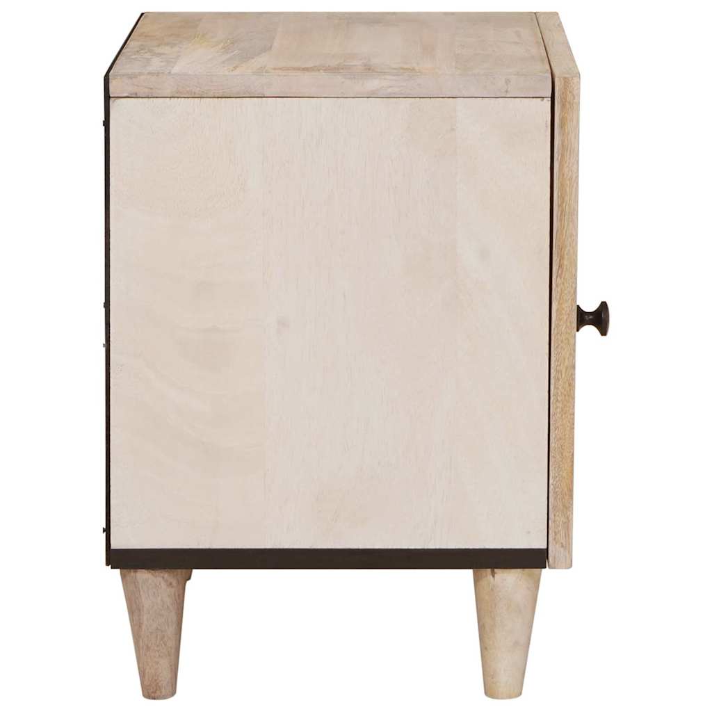 Bedside Cabinet 2 pcs White 80 x 50 x 40 cm Engineered Wood