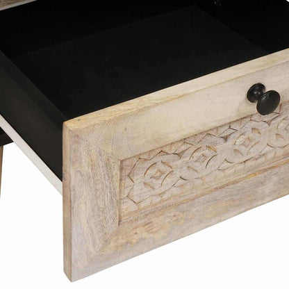 Bedside Cabinet White 40 x 33 x 46 cm Engineered Wood