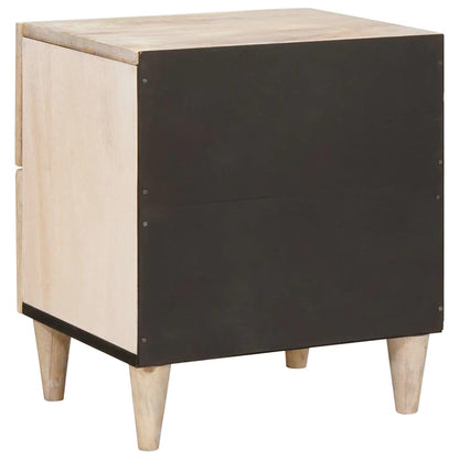 Bedside Cabinet 2 pcs White 40 x 33 x 46 cm Engineered Wood