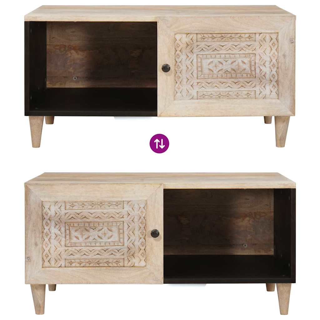 Coffee Table White 100 x 54 x 40 cm Engineered Wood