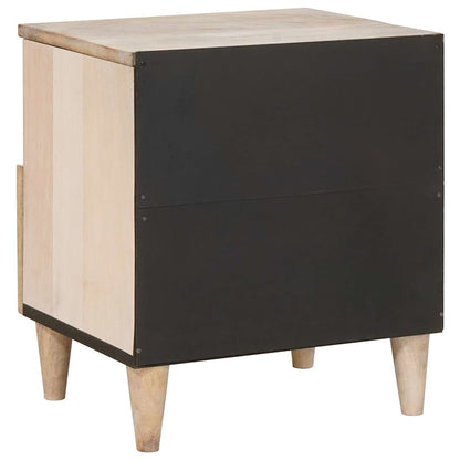 Bedside Cabinet 2 pcs White 40 x 33 x 46 cm Engineered Wood