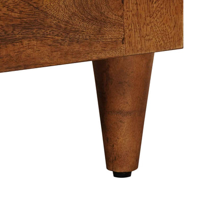 Bedside Cabinet Brown 40 x 33 x 46 cm Solid Mango Wood