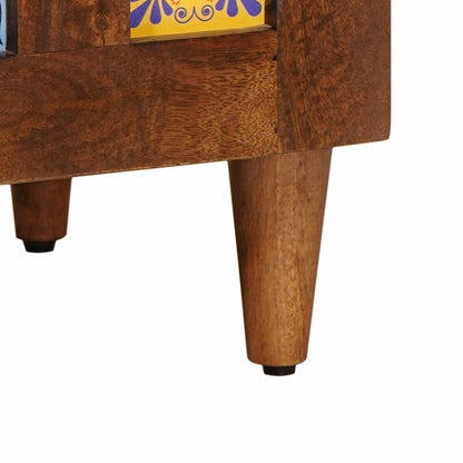Sideboard Walnut 60 x 33 x 75 cm Solid Mango Wood
