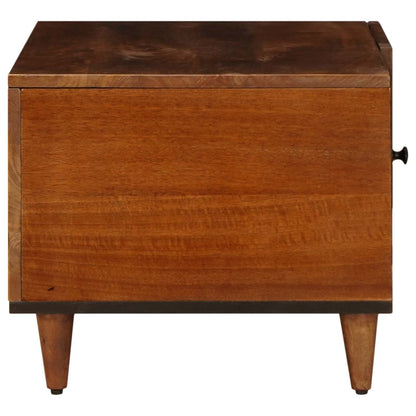 Coffee Table Brown 80 x 50 x 40 cm Solid Mango Wood