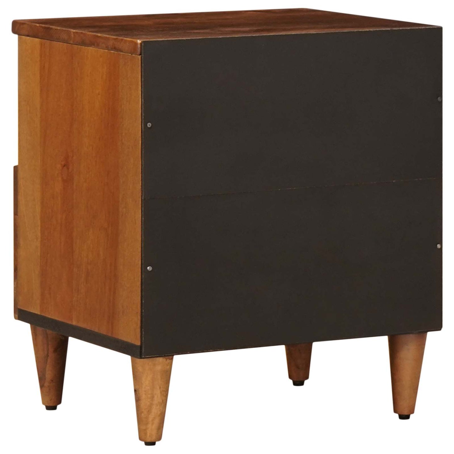 Bedside Cabinet 2 pcs Brown 40 x 33 x 46 cm Solid Mango Wood