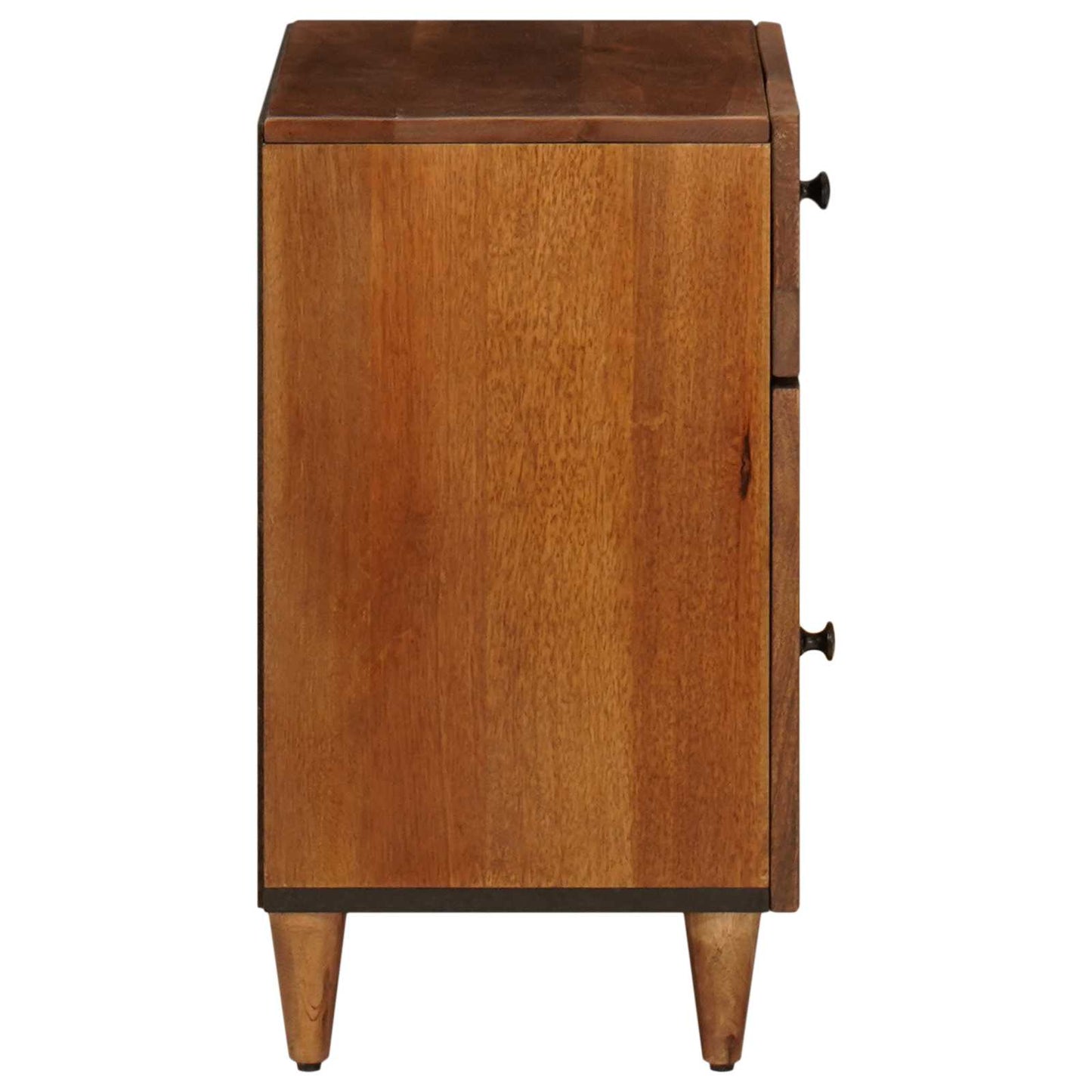 Bedside Cabinet Brown 50 x 33 x 60 cm Solid Mango Wood