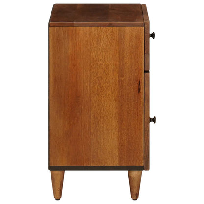 Bedside Cabinet Brown 50 x 33 x 60 cm Solid Mango Wood