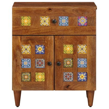 Bedside Cabinet Brown 50 x 33 x 60 cm Solid Mango Wood