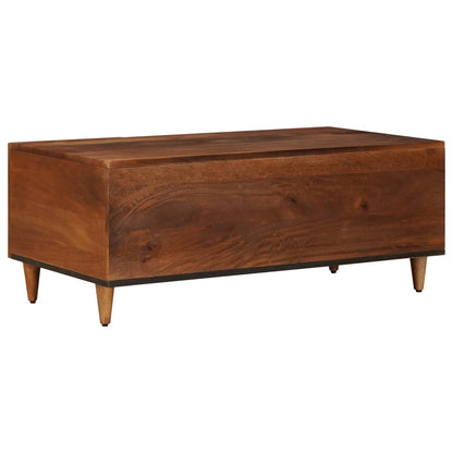 Coffee Table Brown 100 x 54 x 40 cm Solid Mango Wood