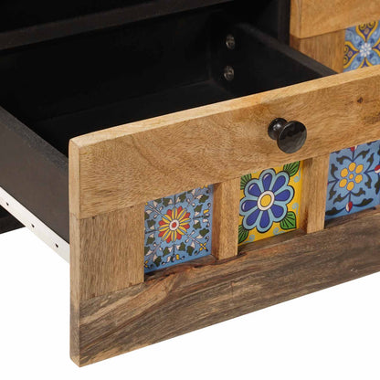 TV Cabinet Natural 70 x 33 x 46 cm Solid Mango Wood