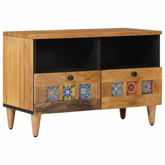 TV Cabinet Natural 70 x 33 x 46 cm Solid Mango Wood