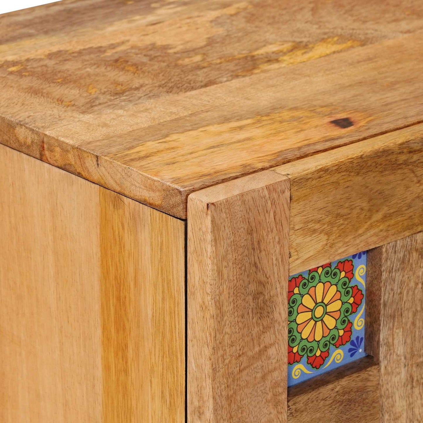 Sideboard 60 x 33 x 75 cm Solid Mango Wood Natural