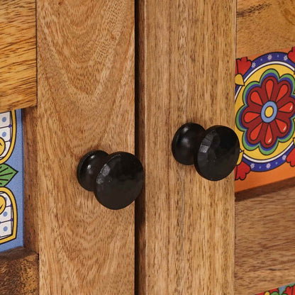 Sideboard 60 x 33 x 75 cm Solid Mango Wood Natural