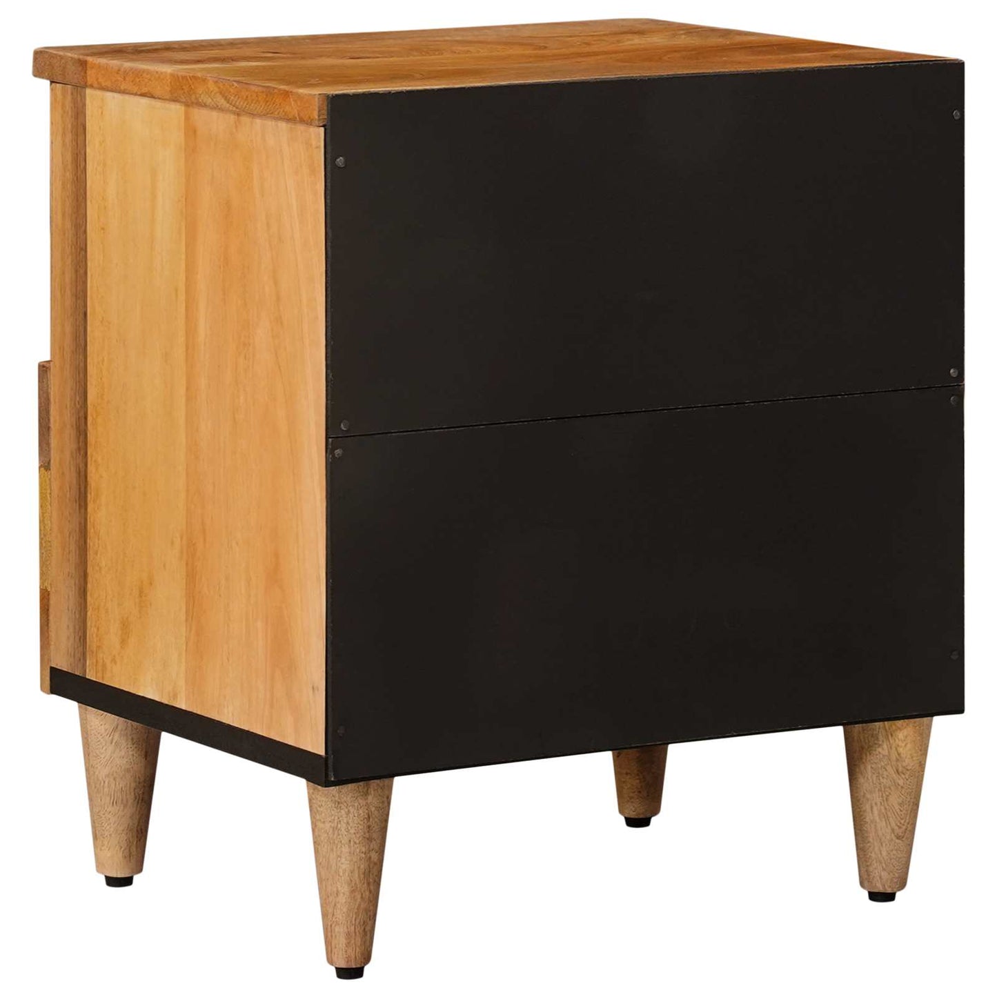 Bedside Cabinet Natural 40 x 33 x 46 cm Solid Mango Wood