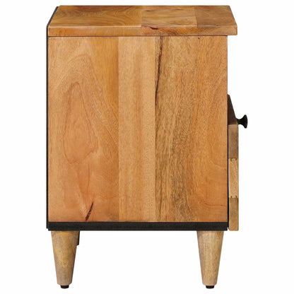 Bedside Cabinet Natural 40 x 33 x 46 cm Solid Mango Wood