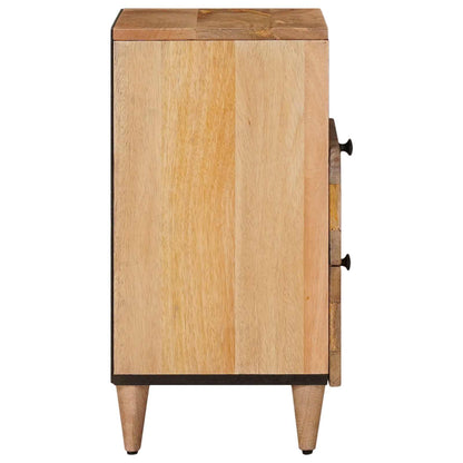 Bedside Cabinet Natural 50 x 33 x 62 cm Solid Mango Wood