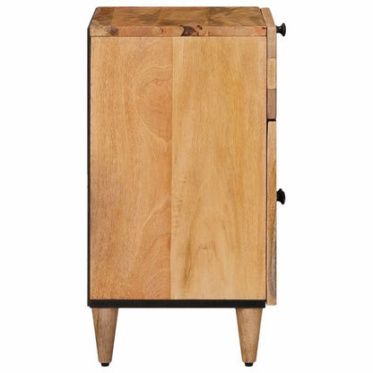 Bedside Cabinet Natural 50 x 33 x 60 cm Solid Mango Wood