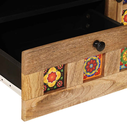 TV Cabinet Natural 105 x 33.5 x 46 cm Solid Mango Wood