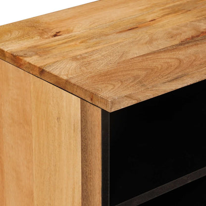 TV Cabinet with Drawer Natural 80 x 33 x 46 cm Solid Mango Wood
