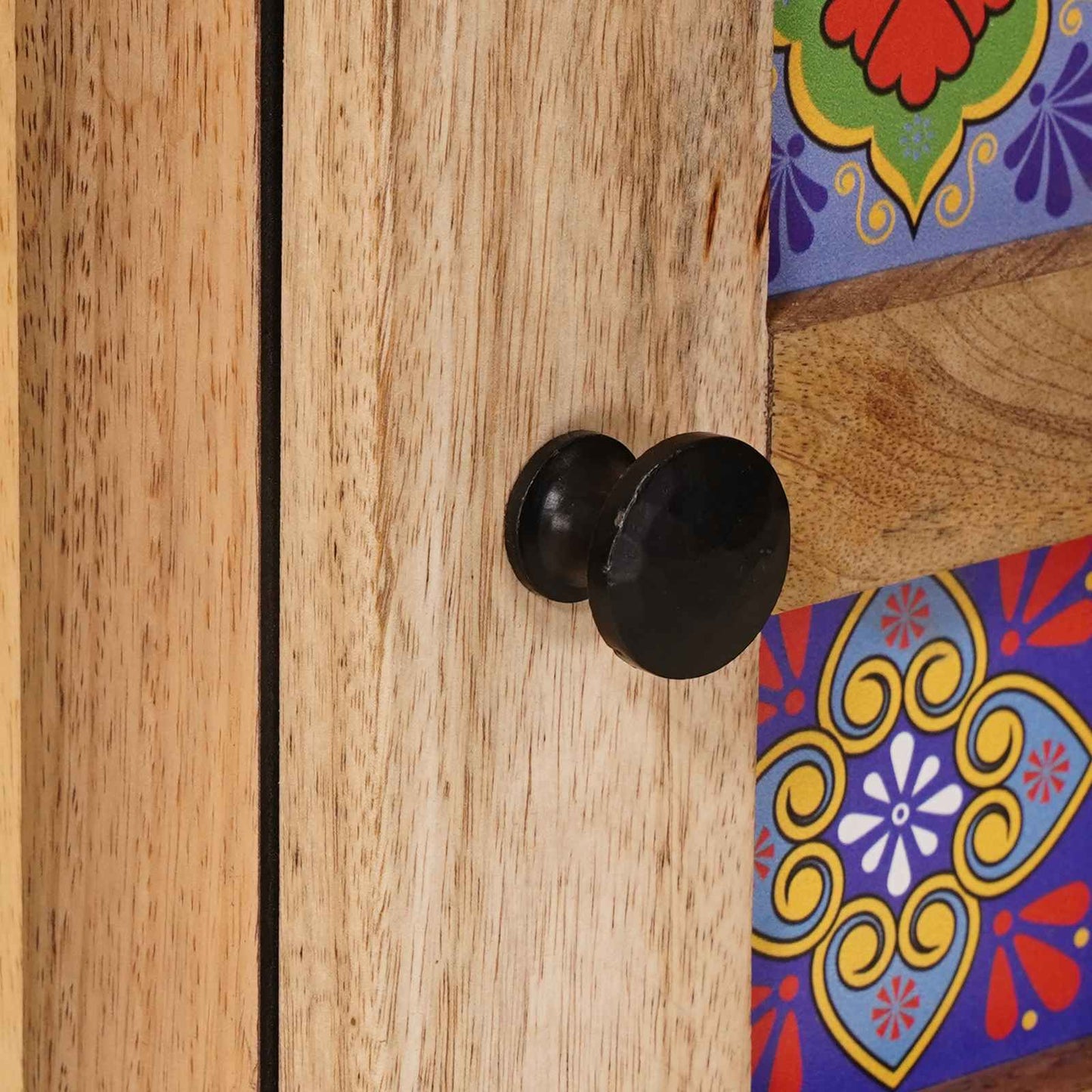 Bathroom Cabinet Natural 38 x 33 x 58 cm Solid Mango Wood