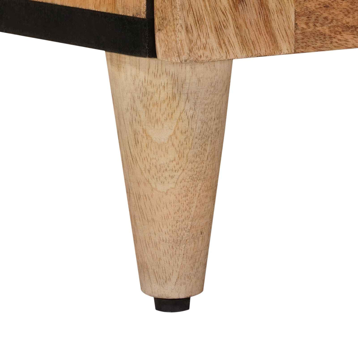 Sideboard with Storage Natural 40 x 33 x 75 cm Solid Mango Wood