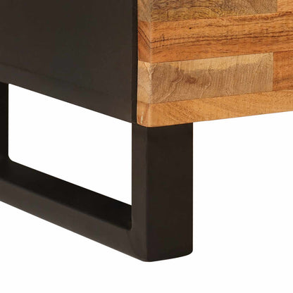 Bedside Cabinet Brown 40 x 33 x 46 cm Solid Mango Wood