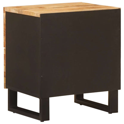 Bedside Cabinet Brown 40 x 33 x 46 cm Solid Mango Wood