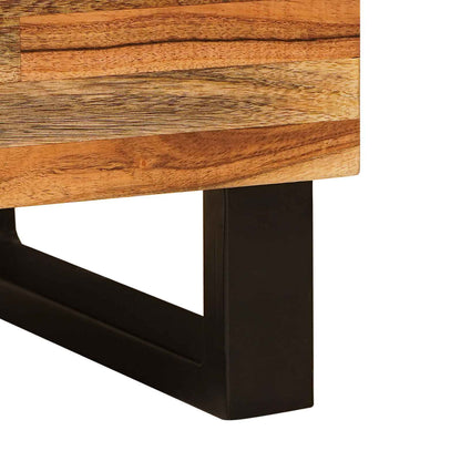 TV Cabinet with Storage Brown 70 x 33 x 46 cm Solid Mango Wood