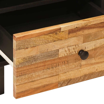 Bed cabinet Brown 40 x 33 x 46 cm Solid Mango Wood