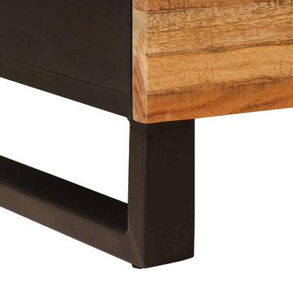 Bed cabinet Brown 40 x 33 x 46 cm Solid Mango Wood