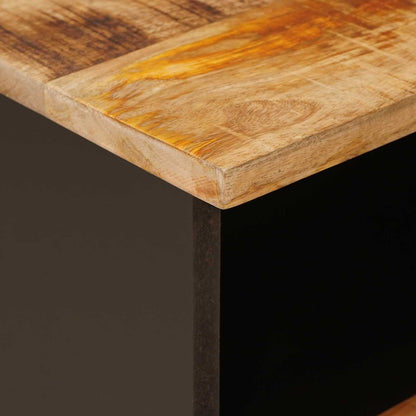 Bed cabinet 2 pcs Brown 40 x 33 x 46 cm Solid Mango Wood