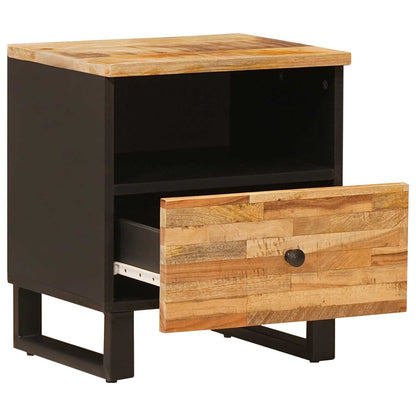 Bed cabinet 2 pcs Brown 40 x 33 x 46 cm Solid Mango Wood