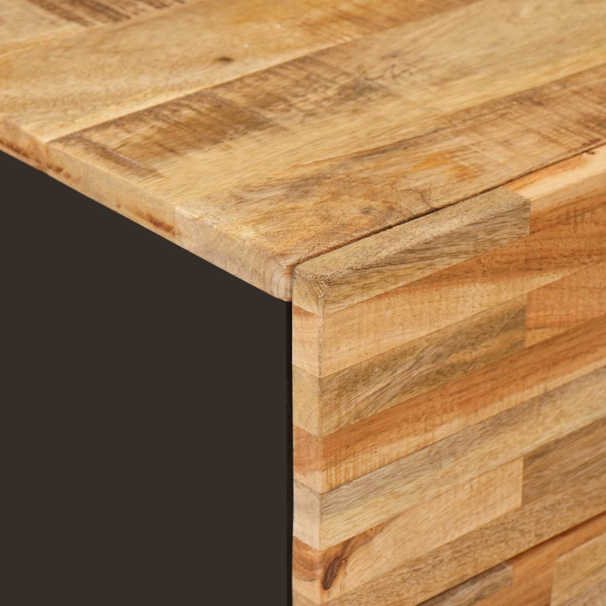 Bed cabinet Brown 50 x 33 x 60 cm Solid Mango Wood