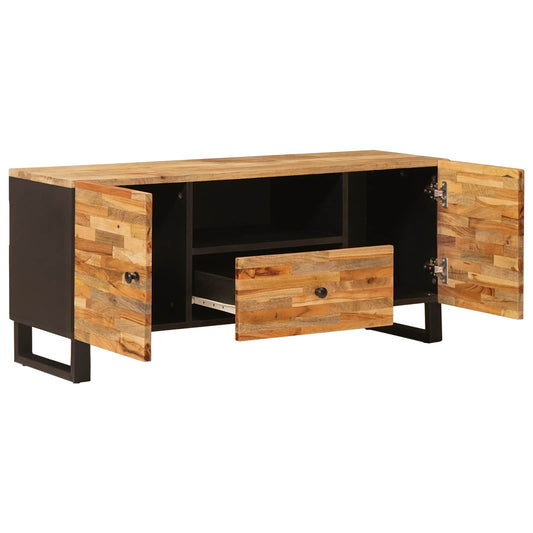 TV Cabinet Brown 105 x 33 x 46 cm Solid Mango Wood
