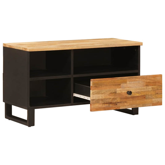 TV Cabinet Brown 80 x 33 x 46 cm Solid Mango Wood