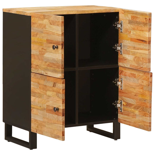Side Cabinet Brown 60 x 33 x 75 cm Solid Mango Wood