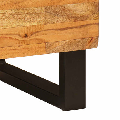 Storage Highboard Brown 40 x 33 x 110 cm Solid Mango Wood