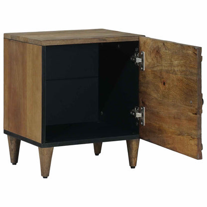 Bedside Cabinet Brown 40 x 33.5 x 46 cm Solid Mango Wood