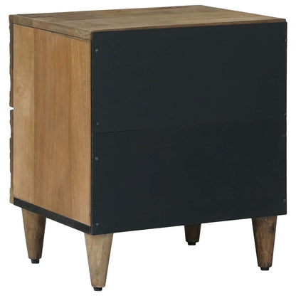 Bedside Cabinet Brown 40 x 33.5 x 46 cm Solid Mango Wood