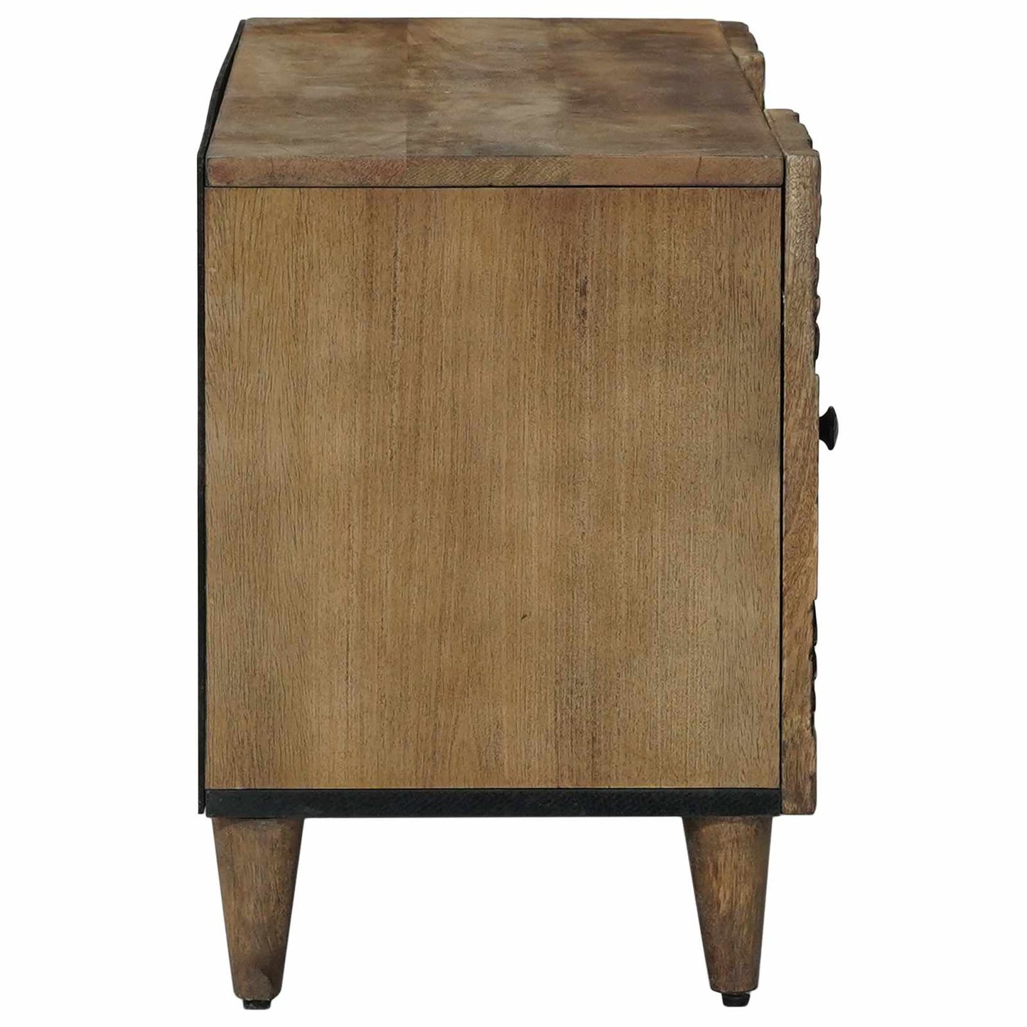 TV Cabinet Brown 105 x 33.5 x 46 cm Solid Mango Wood