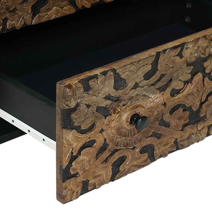 Storage Sideboard Brown 60 x 33.5 x 75 cm Solid Mango Wood